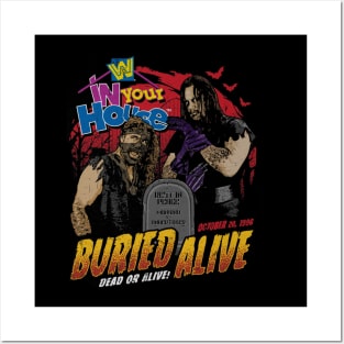 Undertaker & Mankind Buried Alive Match Posters and Art